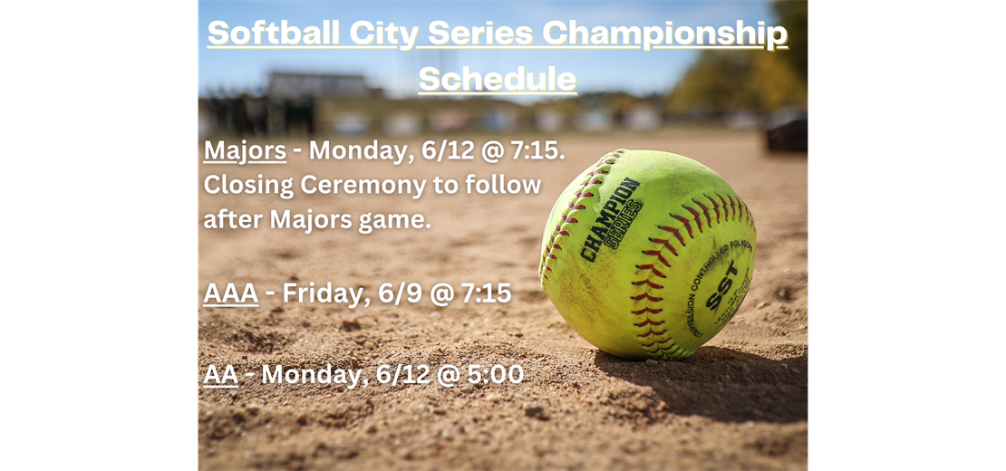 Softball City Series 
