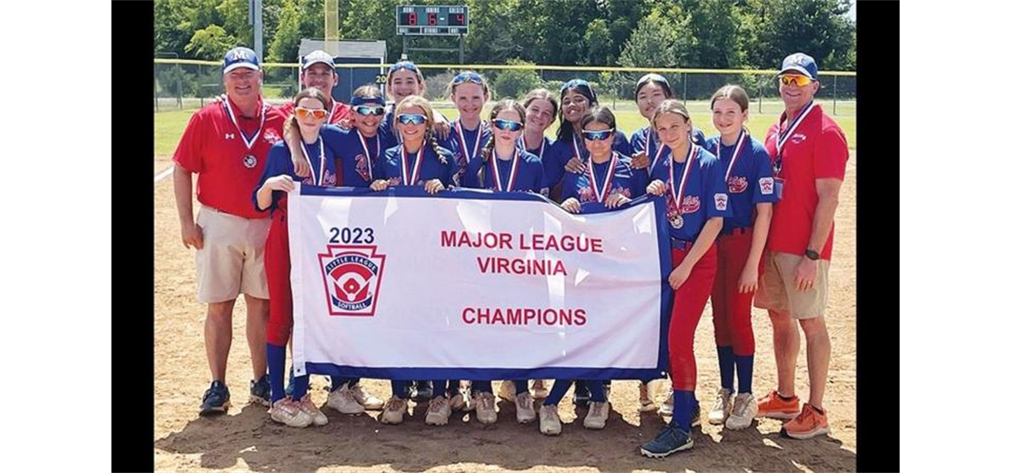 Majors Softball 2023 VA State Champions!