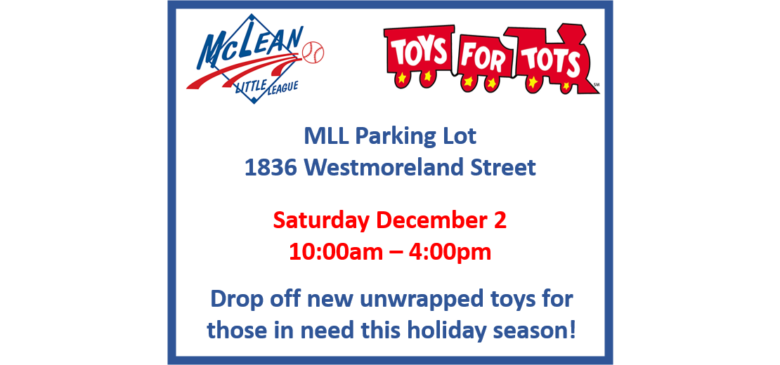 Toys for Tots Drive at MLL!